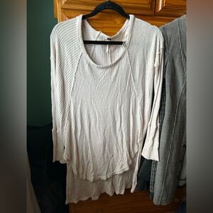 Free People oversized shirt